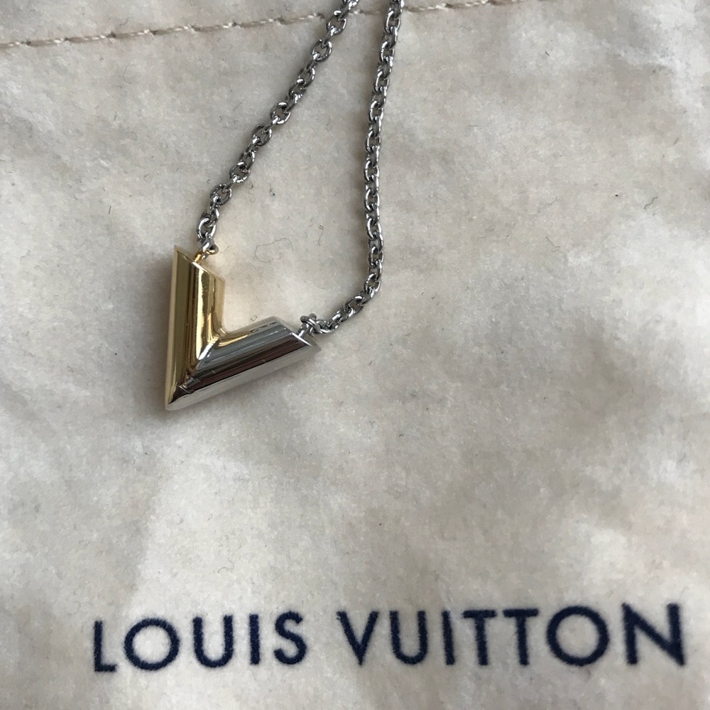 Louis Vuitton “V” Necklace
